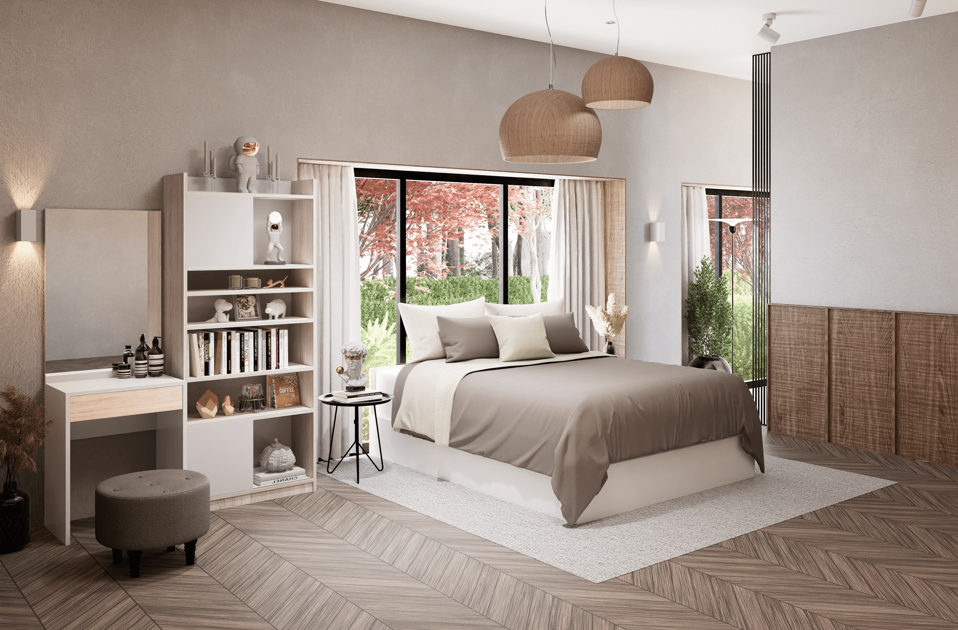 Minimal style bedroom