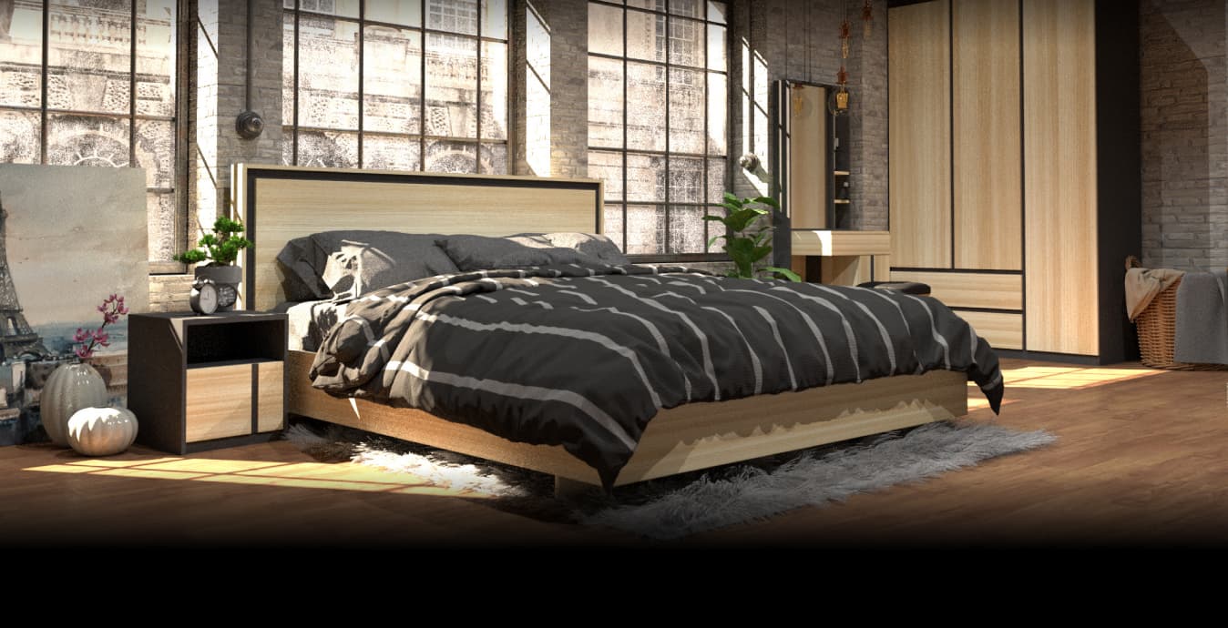 ห้องนอนสไตล์ลอฟ