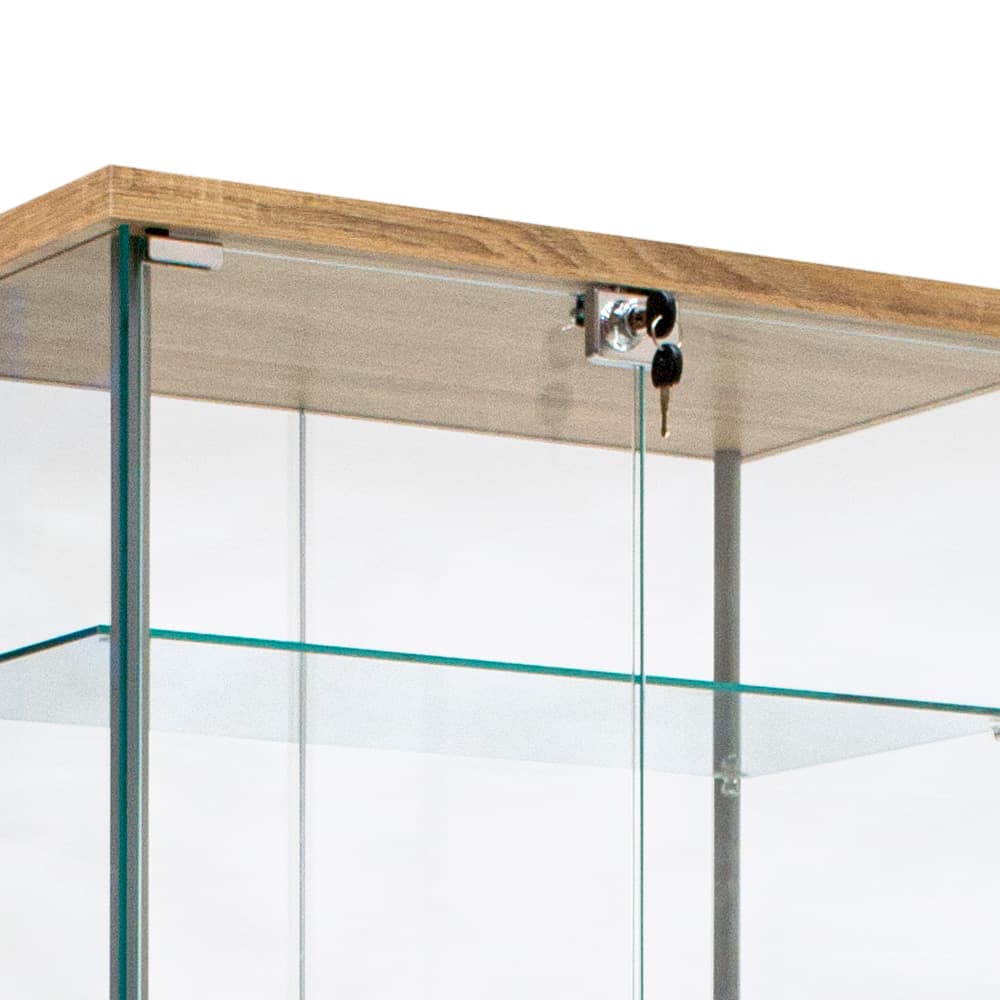 SHOW/60,ตู้โชว์กระจก 8 ชั้นพร้อมกุญแจล็อก-4