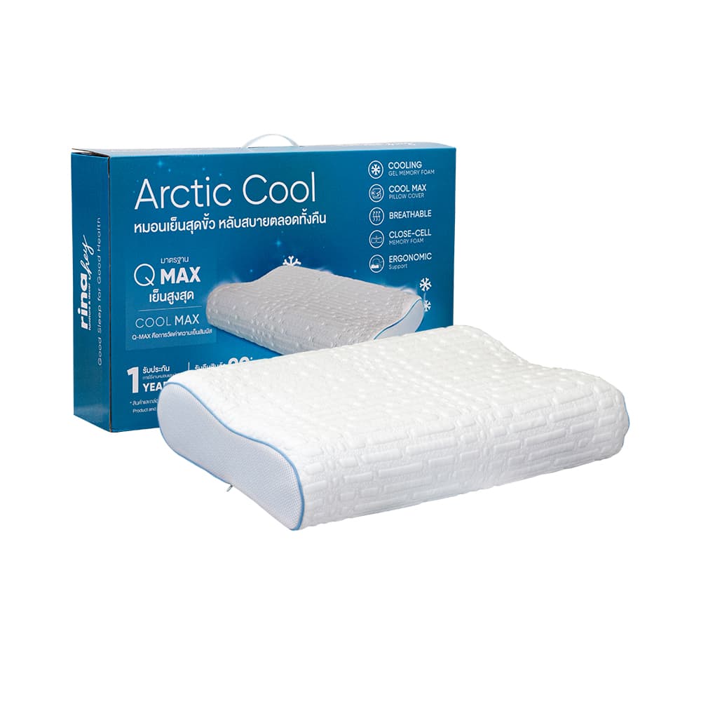 ARCTIC COOL/37x57,หมอนเย็นเมมโมรี่โฟม-6