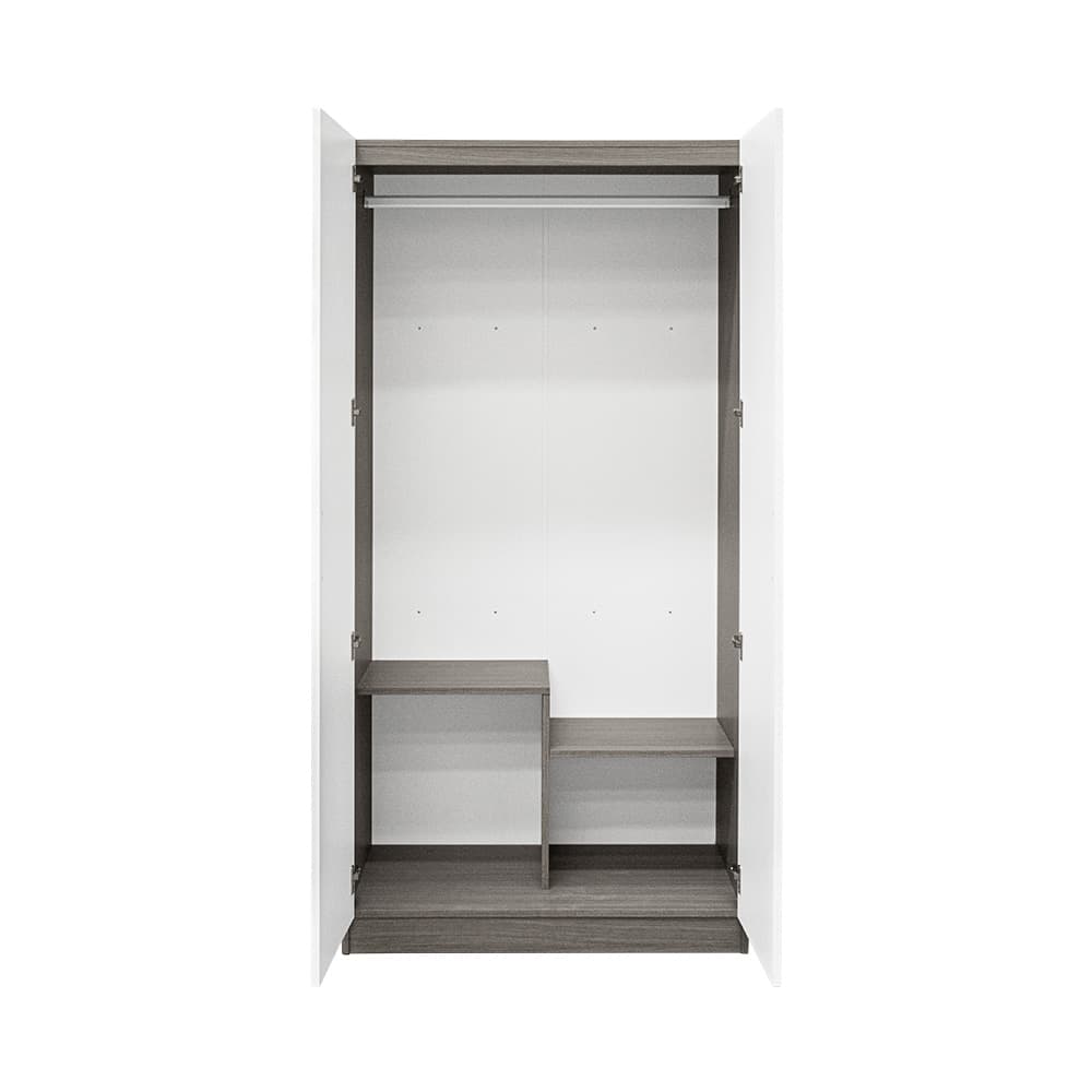 PROMO/2-90,ตู้เสื้อผ้า 2 บานเปิด -4